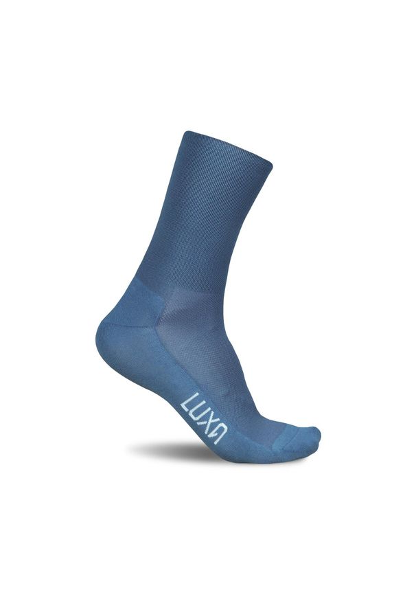 LUXA - Skarpetki Rowerowe Unisex Luxa Classic. Kolor: niebieski. Materiał: elastan, poliamid. Sport: kolarstwo