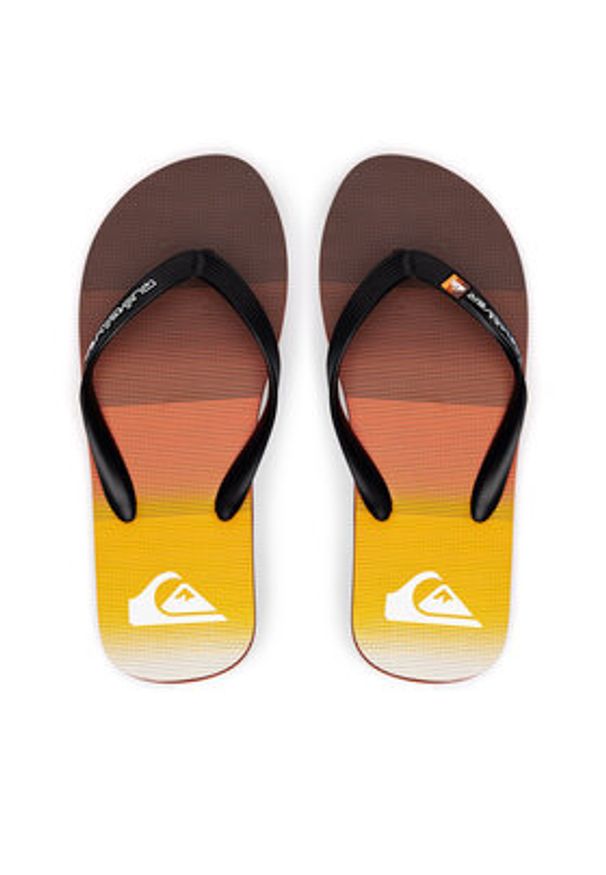 Quiksilver Japonki MOLOKAI STRIPE AQYL101361 XNNK Czarny. Kolor: czarny. Materiał: syntetyk