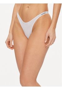 Calvin Klein Underwear Stringi 000QD5157E Fioletowy. Kolor: fioletowy. Materiał: bawełna