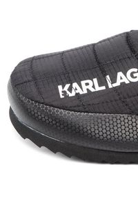 Karl Lagerfeld - KARL LAGERFELD Kapcie KL72021 Czarny. Kolor: czarny. Materiał: materiał