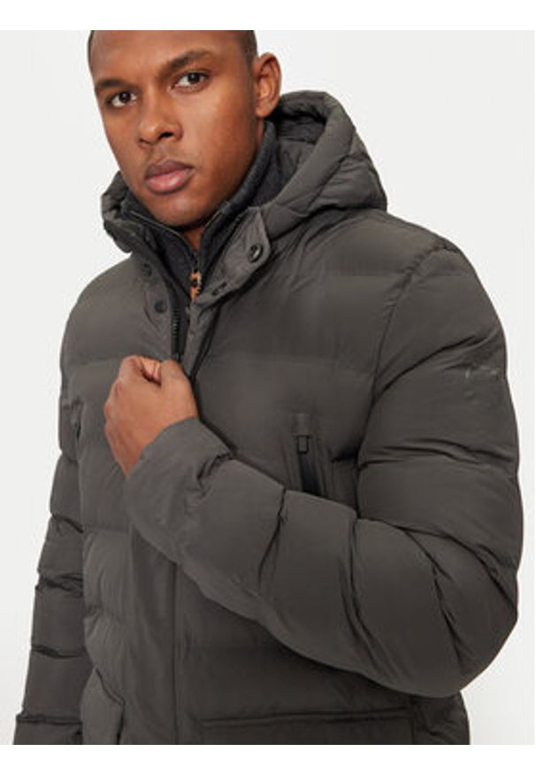 Geox Kurtka zimowa M4628L T3128 F9821 Szary Regular Fit. Kolor: szary. Materiał: syntetyk. Sezon: zima