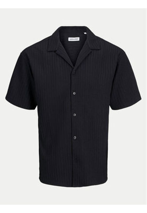 Jack & Jones Koszula Massimo 12269640 Czarny Relaxed Fit. Kolor: czarny. Materiał: syntetyk