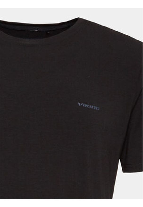 Viking T-Shirt Bamboo Harvi Man 500/25/2244 Czarny Regular Fit. Kolor: czarny