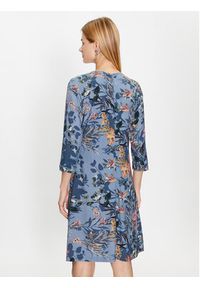 Tatuum Sukienka codzienna Nerto 1 T2315.192 Niebieski Regular Fit. Okazja: na co dzień. Kolor: niebieski. Materiał: wiskoza. Typ sukienki: proste. Styl: casual #4