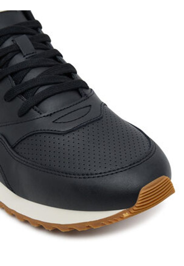 TOMMY HILFIGER - Tommy Hilfiger Sneakersy New Runner Eva Ess FM0FM05512 Czarny. Kolor: czarny. Materiał: skóra