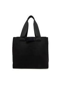 Calvin Klein Torba Ck Ease E/W Tote Knit K50K512892 Czarny. Kolor: czarny. Materiał: materiał