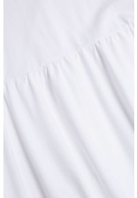 mango - Mango - Sukienka GISELE1. Kolor: biały. Materiał: bawełna, dzianina. Długość rękawa: krótki rękaw. Typ sukienki: rozkloszowane #3