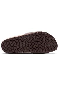 Birkenstock Klapki Madrid Bs 0040393 Brązowy. Kolor: brązowy. Materiał: skóra