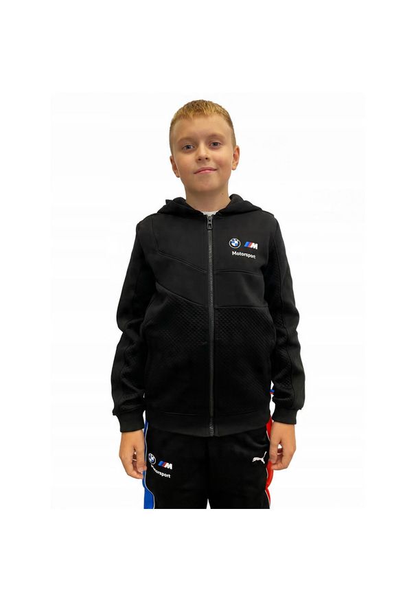 Puma - Bluza Z Logo BMW Dla Dzieci/dzieci Motorsport. Kolor: czarny. Sport: joga i pilates
