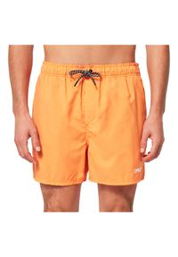 Krótkie Spodenki Męskie Oakley Beach Volley 16. Kolor: pomarańczowy. Długość: krótkie. Styl: sportowy #1