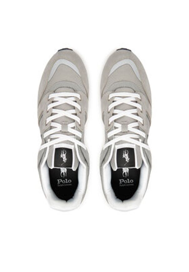Polo Ralph Lauren Sneakersy Train 89 V2 809973974004 Szary. Kolor: szary. Materiał: skóra, zamsz