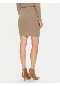 Guess Spódnica ołówkowa Zylee W4BD64 Z2WX0 Beżowy Slim Fit. Kolor: beżowy. Materiał: syntetyk #3