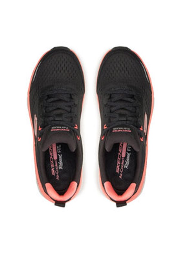 skechers - Skechers Sneakersy D'Lux Walker 2.0-Daisy Doll 150093/BKCL Czarny. Kolor: czarny. Materiał: materiał
