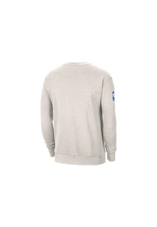 Nike - Bluza męska nike nba brooklyn nets fleece courtside 75 crewneck birch heather. Kolor: szary. Sport: bieganie