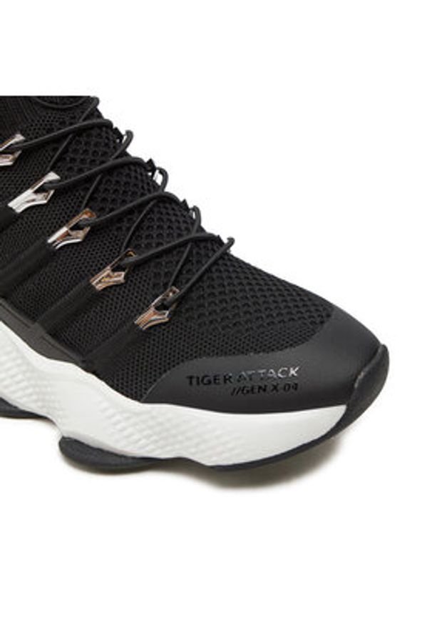 Plein Sport Sneakersy SADS USC0518 STE003N Czarny. Kolor: czarny. Materiał: materiał