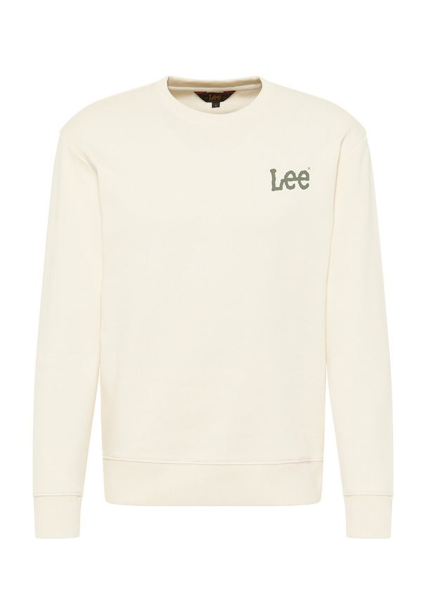 Lee - LEE MĘSKA BLUZA WOBBLY LEE SWS ECRU 112341666 L81M016990
