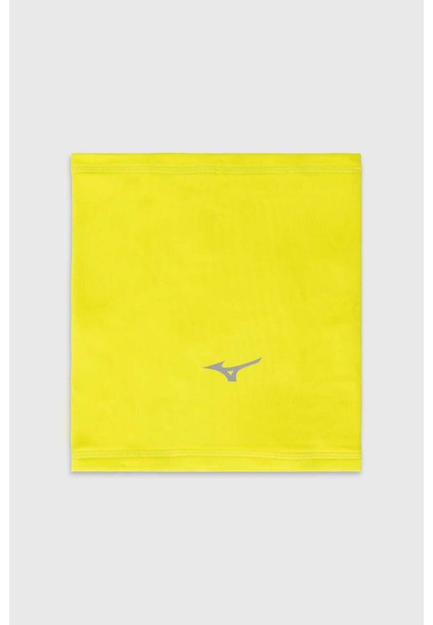 Mizuno komin Warmalite Triwarmer kolor żółty z nadrukiem. Kolor: żółty. Materiał: skóra, materiał, włókno. Wzór: nadruk