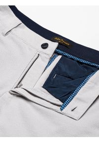 Ombre Clothing - Spodnie męskie chino - jasnoszare P891 - XL. Kolor: szary. Materiał: bawełna, poliester, dzianina, elastan. Styl: elegancki #4