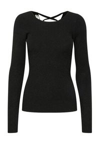 InWear Sweter Puno 30107756 Czarny Slim Fit. Kolor: czarny. Materiał: wiskoza #6