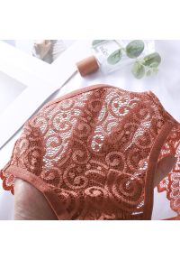 Intica - Koronkowe brazyliany subtelne i dopasowane Vinaldina. Kolor: zielony. Materiał: koronka. Wzór: koronka #4