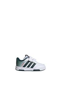 Adidas - Buty dla dzieci adidas Disney Myszka Mickey Tensaur. Okazja: na uczelnię. Zapięcie: pasek. Kolor: zielony, biały, wielokolorowy. Wzór: motyw z bajki. Sport: joga i pilates