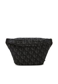 Calvin Klein Jeans Saszetka nerka Unstructured Monogram Waistbag LV04G3177G Czarny. Kolor: czarny. Materiał: materiał