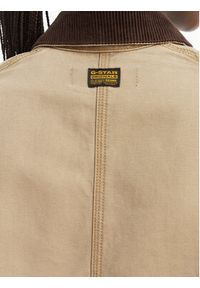 G-Star RAW - G-Star Raw Kurtka przejściowa Boyfriend Barn D28436-E347 Beżowy Relaxed Fit. Kolor: beżowy. Materiał: bawełna #4