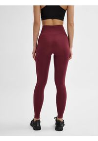Damskie legginsy bezszwowe Hummel. Stan: podwyższony. Kolor: brązowy. Materiał: poliamid. Sport: fitness #2