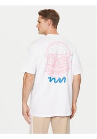 Adidas - adidas T-Shirt Street B JD0677 Biały Loose Fit. Kolor: biały. Materiał: bawełna. Styl: street #3