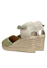 Geox Espadryle Gelsa Low D55NGE 02MLM C3002 Zielony. Kolor: zielony. Materiał: materiał #4