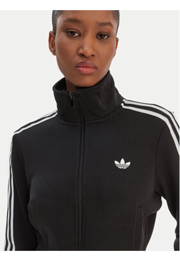 Adidas - adidas Bluza Firebird adicolor JY2613 Czarny Regular Fit. Kolor: czarny. Materiał: syntetyk
