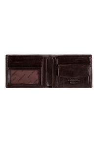 Wittchen - Męski portfel z herbem średni. Kolor: brązowy. Materiał: skóra. Wzór: aplikacja #4