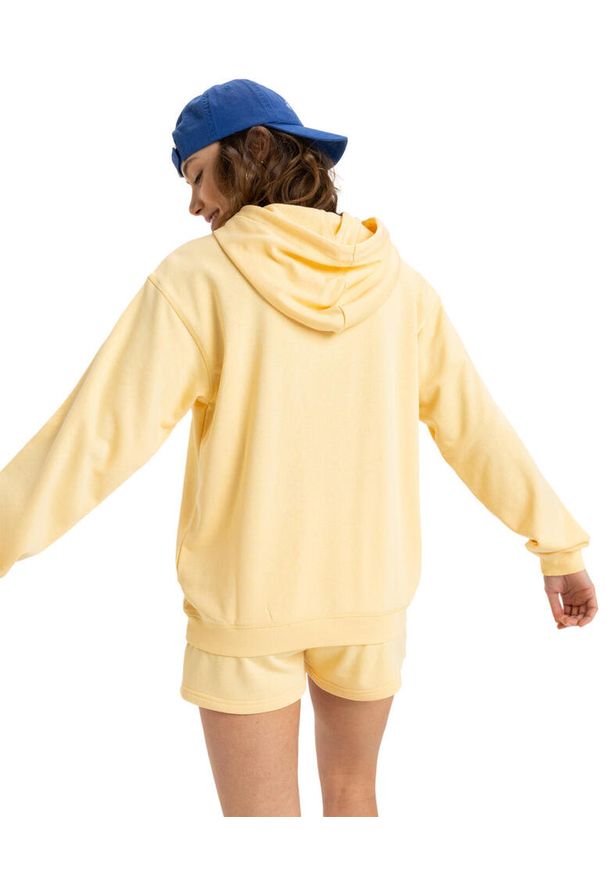 Roxy - Bluza z kapturem dla Kobiety SURF STOKED. Typ kołnierza: kaptur. Kolor: żółty. Materiał: materiał, poliester, bawełna. Sezon: zima