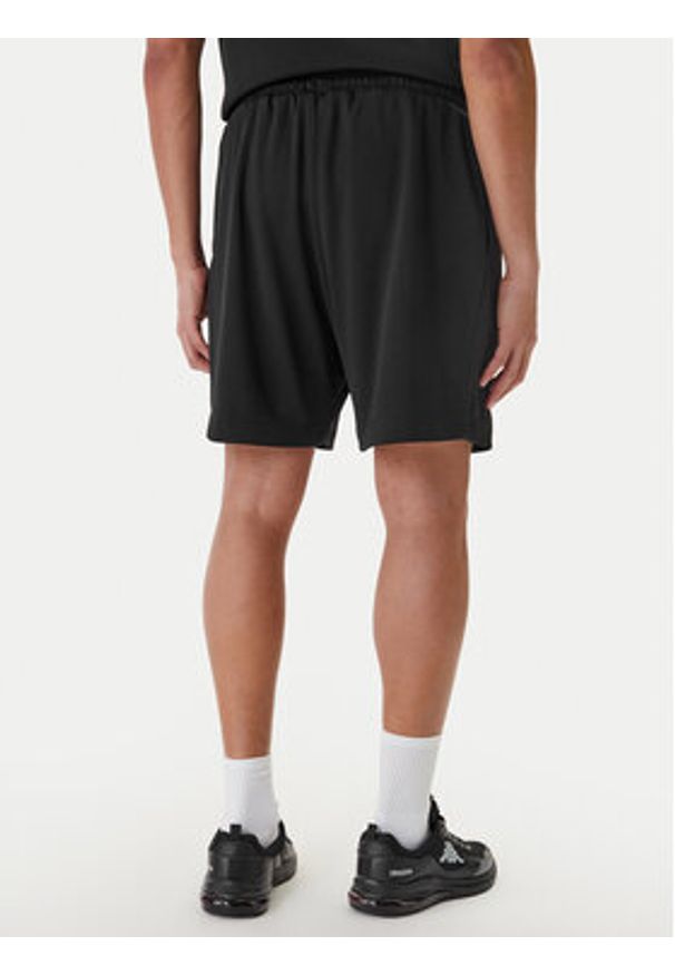 Kappa Szorty sportowe Authentic Sumit 342286W Czarny Regular Fit. Kolor: czarny. Materiał: syntetyk. Styl: sportowy