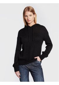 Sisley Sweter 1242M200O Czarny Regular Fit. Kolor: czarny. Materiał: syntetyk #1