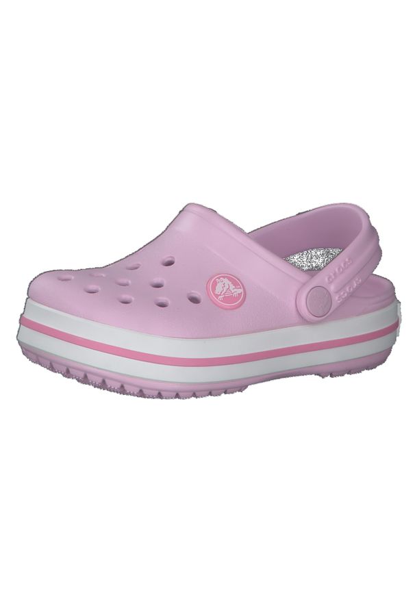 Buty do chodzenia niemowlęce Crocs Crocband Clog. Kolor: różowy. Materiał: syntetyk. Styl: sportowy