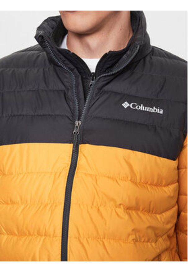 columbia - Columbia Kurtka przejściowa Powder Lite™ Jacket 169800 Żółty Regular Fit. Kolor: żółty. Materiał: syntetyk