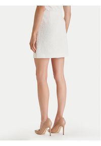 Guess Spódnica mini W6RD56 WJ632 Écru Regular Fit. Materiał: syntetyk #4