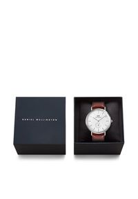 Daniel Wellington Zegarek Classic St Mawes DW00100867 Brązowy. Kolor: brązowy. Materiał: skóra #5