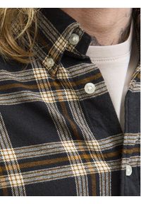 Jack & Jones - Jack&Jones Koszula Classic Flannel 12278406 Czarny Regular Fit. Kolor: czarny. Materiał: bawełna #4