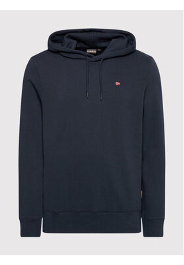 Napapijri Bluza Balis NP0A4FQV Granatowy Regular Fit. Kolor: niebieski. Materiał: bawełna