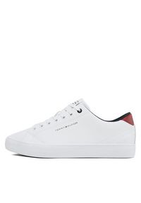 TOMMY HILFIGER - Tommy Hilfiger Sneakersy Hi Vulc Core Low Lth FM0FM04687 Biały. Kolor: biały. Materiał: skóra