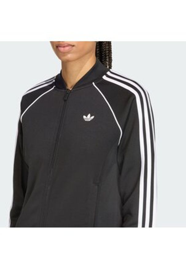 Adidas - adidas Bluza adicolor SST Classic KD7986 Czarny Regular Fit. Kolor: czarny. Materiał: bawełna