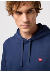 Wrangler - WRANGLER SIGN OFF HOODIE MĘSKA BLUZA NIEROZPINANA NAVY 112350542 W651013678 #3