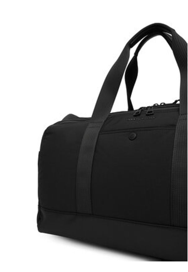 TOMMY HILFIGER - Tommy Hilfiger Torba na laptopa Th Travel Duffle AM0AM14070 Czarny. Kolor: czarny. Materiał: materiał