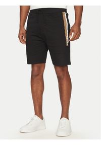 BOSS Szorty sportowe Authentic 50540630 Czarny Regular Fit. Kolor: czarny. Materiał: bawełna. Styl: sportowy