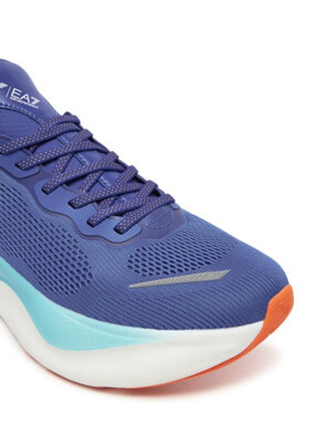 EA7 Emporio Armani Sneakersy X8X246 XK443 D133 Niebieski. Kolor: niebieski. Materiał: materiał