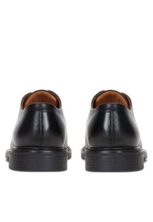 Polo Ralph Lauren Półbuty Asher Derby Ds Dby 803945279002 Czarny. Kolor: czarny. Materiał: skóra