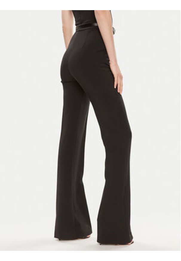 Elisabetta Franchi Spodnie materiałowe PA-034-42E2-5981 Czarny Regular Fit. Kolor: czarny. Materiał: syntetyk