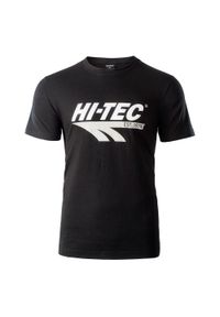 Hi-tec - T-shirt Męski Retro. Kolor: czarny. Sport: turystyka piesza